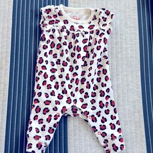 Cat and jack cheeta onesie